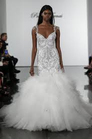 Embellished Mermaid Wedding Dress With Tulle Skirt Pnina Tornai Style 4718 Pnina Tornai Wedding Dress Kleinfeld Bridal Ball Gowns Wedding
