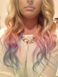 Yup, got a haircut and new pink hair! Diy Pink Purple Blue Dip Dye Colored Hair Tips Dip Dye Hair Blue Dip Dye Hair