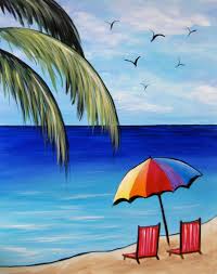 How do you draw a beach sunset? Find Your Next Paint Night Muse Paintbar Beach Art Painting Art Painting Canvas Painting
