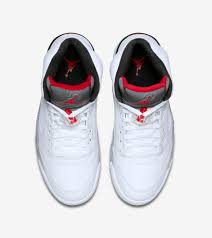 Air jordan v (5) retro nickname: Air Jordan 5 Retro White Black University Red Release Date Nike Snkrs