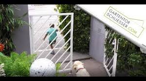 Die lieferung erfolgt mit einem strapazierfähige schloss maschenweite: Gartentorschliesser Die Losung Fur Geschlossene Garte