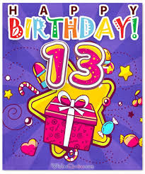Happy Birthday Wishes For 13 Year Old Daughter Happy 13th Birthday Wishes For 13 Year Old Boy Or Girl 13th Birthday Wishes Happy 13th Birthday Birthday Wishes Girl