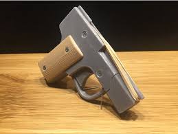 Rubber band gun file for cutting, basic rubber band gun, file for cnc laser, papercraft. Lilliput Rubberband Gun By Parabellum Arms 3dthursday 3dprinting Perfect 3d Printing Filament