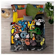 Check spelling or type a new query. Graffiti Hip Hop Parure De Lit 3 Pieces De Marque 1 Housse De Couette 200 200 Cm 2 Taies D Oreiller 50 75cm Cdiscount Maison