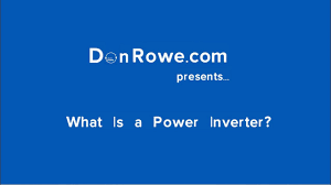 Frequently Asked Questions About Power Inverters Donrowe Com