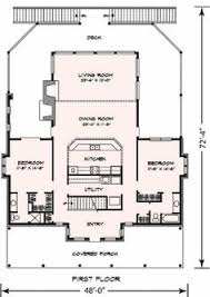 I Would Live In This Even Without The Second Floor Master Good House For Older Empty Nesters With Lots Of Family Gathering In Open Kit Cottage Style House Plans Cabin Floor Plans