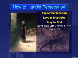 1 peter 5:7 further study. How To Handle Persecution Ppt Download