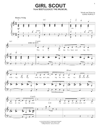 Sing barbara 2.0 by beetlejuice (musical) with lyrics on karafun. Eddie Perfect Girl Scout From Beetlejuice The Musical Sheet Music