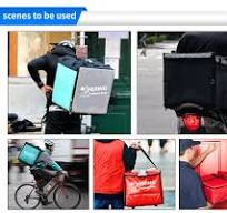Custom Logo Large Expandable Rider Food Delivery Bag