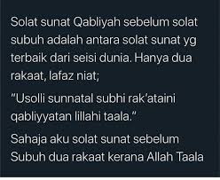 Keutamaan sholat subuh merupakan sholat yang banyak sekali manfaatnya dan juga keutamaan sholat subuh ialah berada dalam jaminan allahta'ala. Facebook