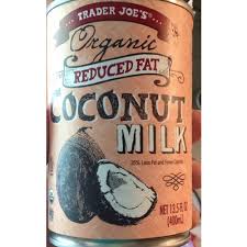 Calories In Reduced Fat Coconut Milk From Trader Joe S Organics