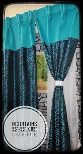 Ukuran t 7' l 4'. Hot Design Zebras Langsir Murah Cantik Ncurtains Facebook