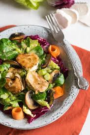 Salat Mit Gebratenem Ziegenkase Salat Mit Ziegenkase Rezepte Ziegenkase