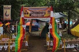 Gapura pramuka simple dari bambu. Aneka Gapura Jamnas 2016