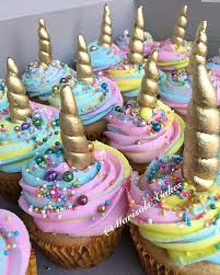 Unicorn Happy Birthday Rose Gold Cake One Dozen Fondant Mini Unicorn Horns Made For Cupcakes Each One Is About 2 Tall Without The Plastic Stick Avai Unicorn Desserts Unicorn Cupcakes Savoury Cake