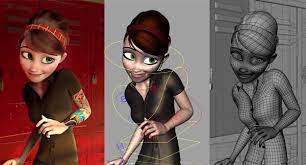 Mery Female 3d Character Rig Character Rigging 3d Character 3d Model Character