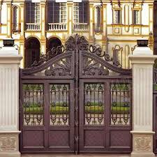 Metal Sliding Garden Fence Gate Iron Pipe Gate Grill Designs Main Gate Design Steel Fence Front view of boxes, soccer ball in front of garage gate. metal sliding garden fence gate iron pipe gate grill designs main gate design steel fence