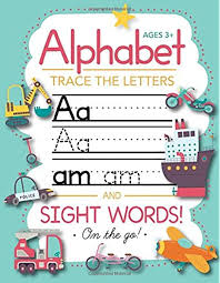 Alphabet coloring pages mr printables. Amazon Com Trace Letters Of The Alphabet And Sight Words On The Go Preschool Practice Handwriting Workbook Pre K Kindergarten And Kids Ages 3 5 Reading And Writing 9781948209106 Press Modern Kid Books