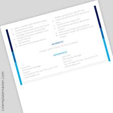John smith resume template with matching cover letter $15. Colourful Cv Template Free 2019 Update Cv Template Master