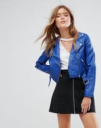 Pull Bear Leather Look Biker Jacket Roupas Looks Look