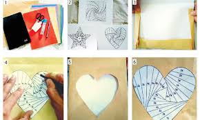 To do iris folding, you start with an iris folding pattern. Iris Folding Notebook Cover Newspaper Dawn Com