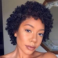 4inch Afro Kinly Curly Wig For Cold Summer Natural Hair Styles Short Natural Hair Styles Curly Hair Styles