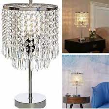 Buy the best and latest bedside chandeliers on banggood.com offer the quality bedside chandeliers on sale with worldwide free shipping. 17 Chrome Crystal Chandelier Bedside Table Lamp For Bedroom Nightstand Light Ebay