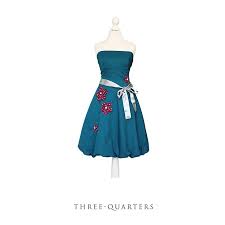 Nutze gern die suche für weitere. Mabel Ballonkleid In Petrol Blau Blumen Rot Weiss