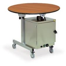 Secondary member design 17 3. Room Service Table Brushed Stainless Steel Melamine Coated Cherry Board Folding And Folding O 80 Cm H 78 Cm With Warmbox