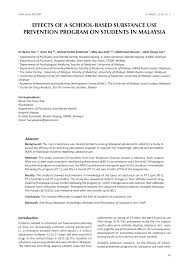 Application for registration of antidrugs skuad. Pdf Effects Of A School Based Substance Use Prevention Program On Students In Malaysia