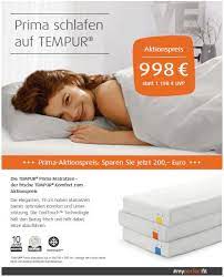 Inhaltsverzeichnis 3 die tempur matratzen testsieger 2021 4 was zeichnet tempur matratzen aus? Tempur Handler Aktionen