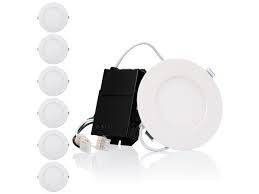 Maybe you would like to learn more about one of these? Pack Of 6 Satin Nickel 950lm 5000k Dimmable Slim Panel Wafer Downlight 5 Years Warranty Etl Energy Star Torchstar Premium 13 5w 6 Inch Ultra Thin Led Recessed Light With J Box Lighting Components