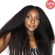 Recently, many sisters ask for a kinky straight wig.🤗 Here it comes now!  👏😘 It is a Kinky Straight Lace Frontal Wig.💗 50% off shop  link👉bit.ly/2O6B7k6 And here's a special coupon code