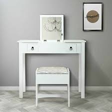 Because, some women have a routine with a lot of makeup. Flip Top Mirror Vanity Table Set W Stool Makeup Desk Modern W 2 Drawers Gift Vanities Makeup Tables Furniture