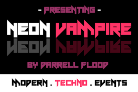 Download Neon Vampire Font By Dadiomouse Creative Fabrica SVG Cut Files