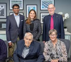 Ronald C. Mullin and Pat Cunningham honoured with rooms in the new Waterloo  Math Advancement Hub