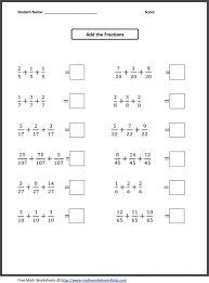 4 Free Math Worksheets Third Grade 3 Addition Add 3 4 Digit Numbers In Columns Grade 4 Math Fractions Worksheets 4th Grade Math Worksheets Free Math Worksheets
