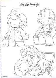 Fuerte reclamo de los curas villeros al gobierno: Dia Del Trabajo Dibujos Para Colorear Dibujos De Profesiones Oficios Y Profesiones Profesiones Para Ninos