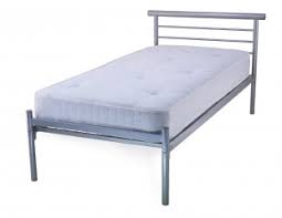 Metal bed frame single cheap. Metal Beds Contract Mesh 3ft 90cm Single Silver Metal Bed Frame By Metal Beds Ltd