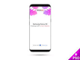 Samsung Galaxy S8 Mockup Psd Samsung Galaxy S8 Mockup This Mockup Psd Is Easily Editable And You Can Upload Your Own Android Mockup Psd Android Mockup Mockup