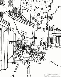 You'll also like these coloring pages of the gallery kids art. Cafe Terrace At Night Enchanted Learning