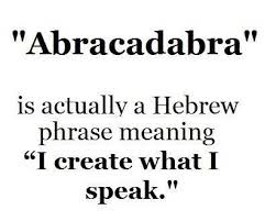 The Observer S Voice Blog Archive Abracadabra Words Hebrew Words Learn Hebrew