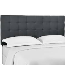 A bed headboard and footboard can easily update the look and sophistication of your bedroom. Gray White Twin Full Queen King Size Upholstered Headboard Bedroom Furniture Furniture Universitasfundacion Beds Mattresses