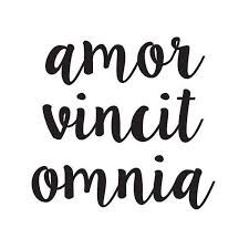 Amor Vincit Omnia Love Conquers All Latin Quote Print Anniversary 4 42 Liked On Polyvore Fe Inspirational Quotes Wall Art Quote Prints Word Wall Art