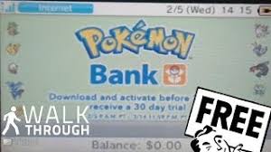 Broadband internet connection required for play. Pokemon Bank Transporter How To Download And Install North America Youtube