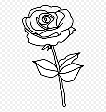 In each, petals are added around the initial shape. Rose Thorns Black And White Garden Roses Hd Png Download Vhv