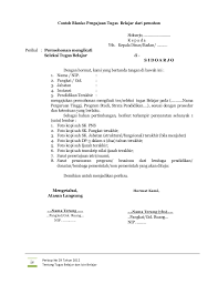 Contoh surat izin sakit tidak masuk kuliah. Contoh Surat Tugas Belajar Untuk Pns Contoh Surat