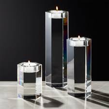 Maybe you would like to learn more about one of these? Hex Crystal Tea Light Candle Holders Cb2