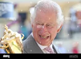 King charles iii portrait 2023 hi-res stock photography and images