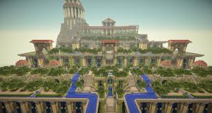 Hanging Gardens Of Babylon Hanging Garden Gardens Of Babylon Minecraft Architecture